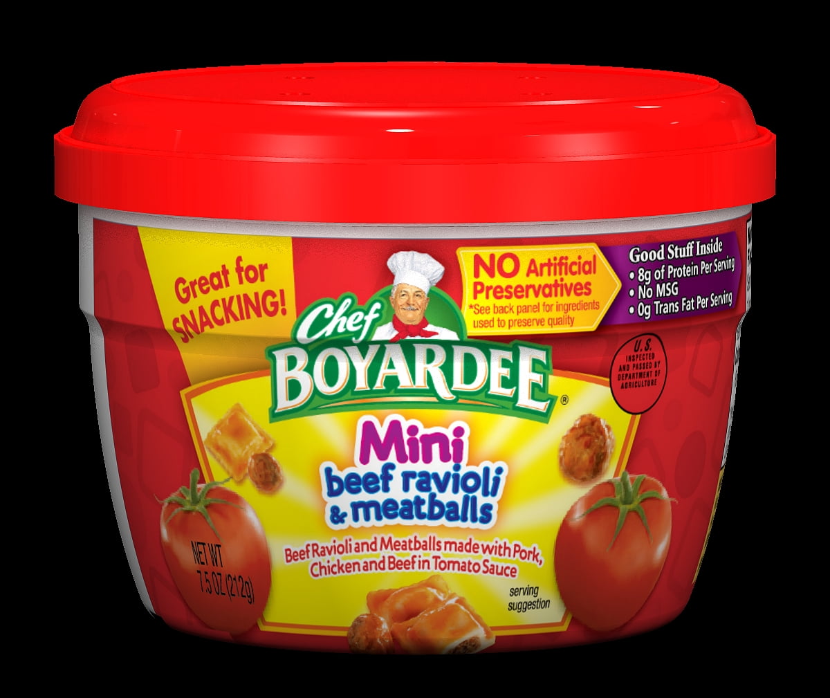 Chef Boyardee Mini Beef Ravioli & Meatballs, 7.5 Oz. by ConAgra Foods Inc.