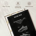 thumbnail image 6 of Elephant Stock Soccer Shoe Bw Patent Wall Art - Vertical Canvas Wall Art - Living Room Wall Decor - Sports Canvas - Black And White Decor - 26" x 39", 6 of 8