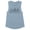 Stonewash Denim, variant on Skyline Buffalo New York Women's Muscle Tank Small White
