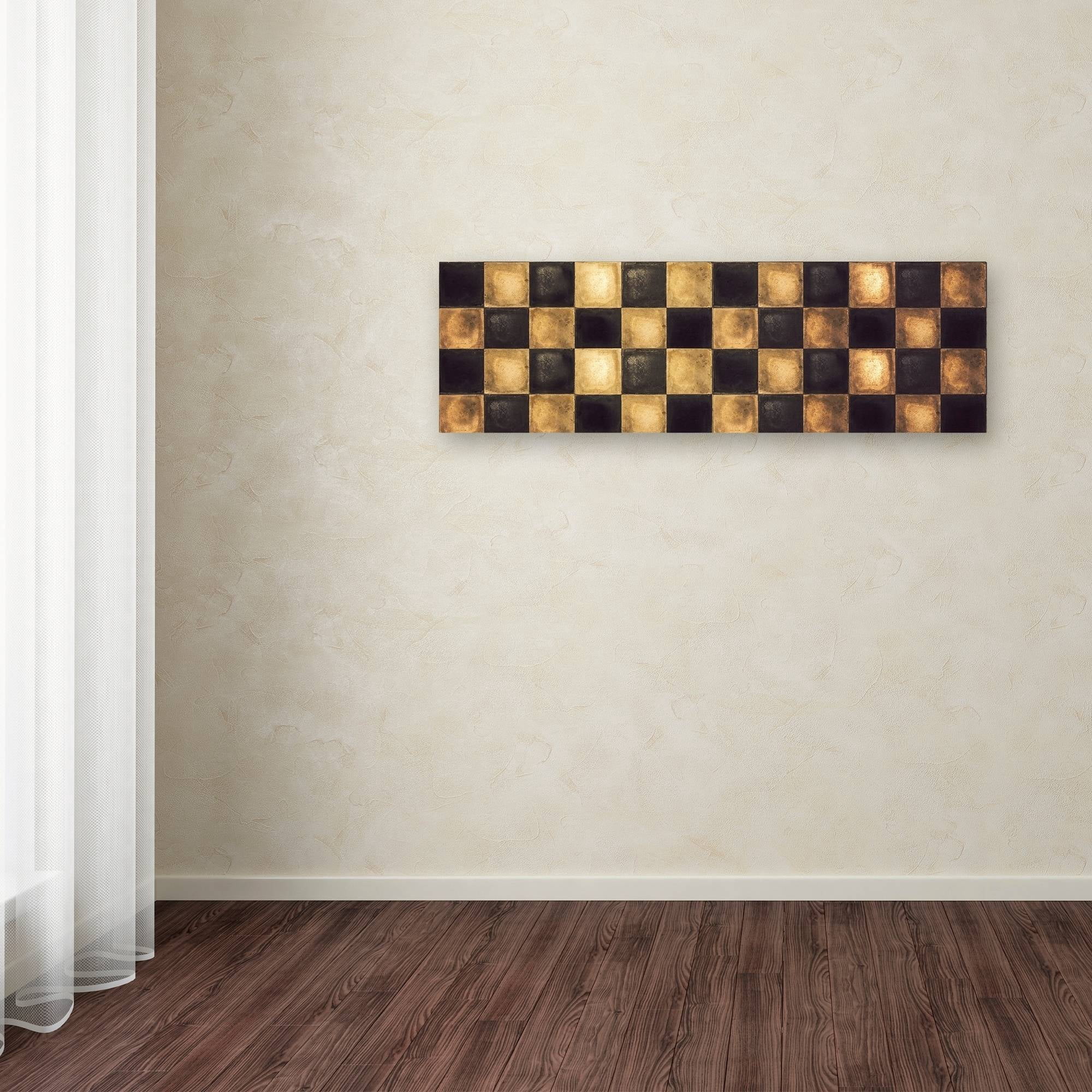 Trademark Fine Art "Checkered" Canvas Art by Color Bakery