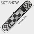 thumbnail image 3 of Yayeee Double Oven Mitt Kitchen Heat Resistant Baking 35" x7" Quilted Glove, Black and Gray Plaid Pattern, 3 of 6