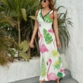 thumbnail image 3 of Flamingo Pattern King Size Sleeveless Dress Dresses Summer Women Dresses Clothing Woman Dresses Dress, 3 of 7