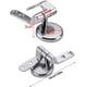 thumbnail image 2 of Bisagras para asiento de inodoro, piezas de repuesto de aleación de zinc, pernos y tuercas ajustables para asiento de inodoro, bisagras izquierda y derecha, resistentes y duraderas, 2 of 5