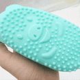thumbnail image 4 of 1pc Cute Bear Shaped Silicone Bath Scrubber, Gentle Body Exfoliating Shower Scrub (Purple), 4 of 6