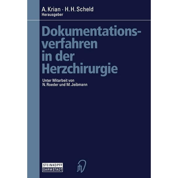 Dokumentationsverfahren in Der Herzchirurgie, (Paperback)