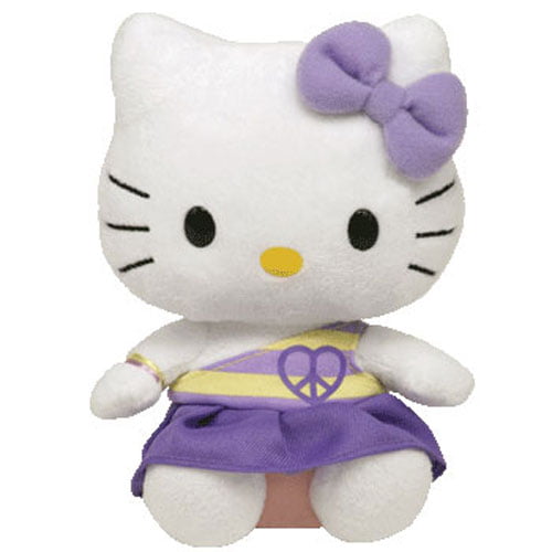 Ty  Hello Kitty Baby Overall Lavendel/rosa 40907 Plüschtier Katze  Beanie 