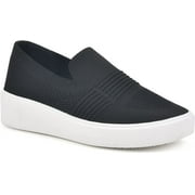 WHITE MOUNTAIN Womens Dynasty Sneaker 10 Black/Fabric