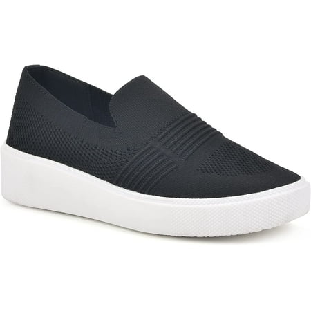 WHITE MOUNTAIN Womens Dynasty Sneaker 10 Black/Fabric