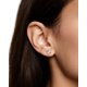 thumbnail image 2 of Pendientes boya de moissanita 2 ct en plata 925 con baño de oro blanco de 18K, 2 of 8