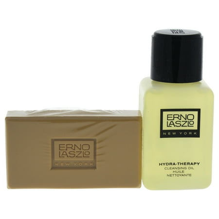 Best Erno Laszlo Hydra-Therapy Cleansing Set 2oz Hydra-Therapy Cleansing Oil, 1oz Phelityl Cleansing Bar - 2 Pc Set deal