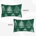 thumbnail image 2 of Pofeuu Christmas Trees Print Polyester Microfiber Plush Pillowcases, Super Soft and Cozy Pillow Case Covers with Envelop Closure（Pillow core not included）-20"x30", 2 of 6