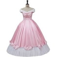thumbnail image 2 of Women's Pink Princess Dress Party Outfit Princess Dress Up Fancy Gown, 2 of 7