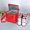 thumbnail image 5 of Bolsa de almuerzo de picnic portátil con aislamiento térmico para exteriores (Rojo S), 5 of 5