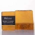 thumbnail image 1 of The Highland Soap Company Barra de jabón de glicerina con aceite vegetal orgánico escocés hecho a mano, whisky y miel, 5.3 oz (paquete de 1), 1 of 4
