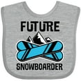 thumbnail image 3 of Inktastic Snowboarding Future Snowboarder Boys or Girls Baby Bib, 3 of 4
