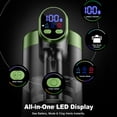 thumbnail image 2 of Cordless 58Kpa Vacuum Cleaners for Home, 55Mins Stick Vacuum with Self-Standing & LED Display, Anti-Tangle & Wall Charging, for Pet/Floor Army Green, 2 of 10