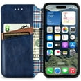 thumbnail image 3 of for Motorola Moto G05 Leather Phone Case Fashion Plaid Ultra Thin Slim Built in Magnetic Folio Flip Cover Kickstand Multi Hidden Card Holder Cash Slot, 3 of 9