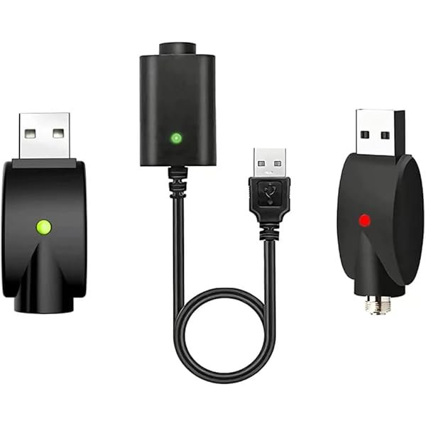wonima44 3Pcs Data USB Cable Smart Charging Reminder LED Light Compatible with All 510 Models, Suitable for Wireless Portable Soldering Iron Point Reading Pen Charging use