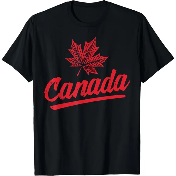 Fierté Canadienne Feuille d'Érable Cursive Patrimoine Familial T-Shirt Unisexe P-5TG