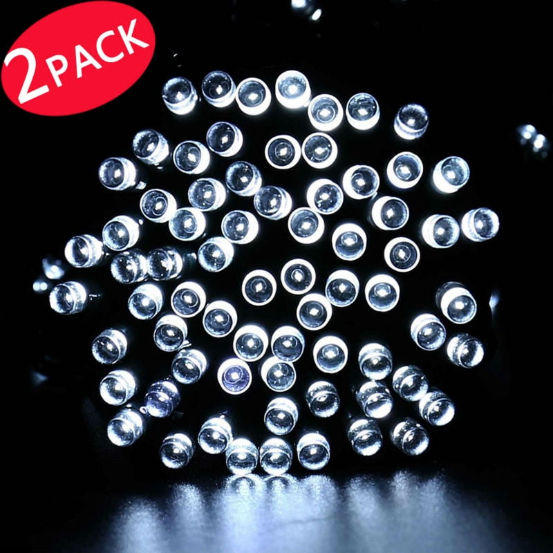 2Pack Qedertek Landscape Solar String Lights, 72ft 200 LED Fairy Decorative Outdoor Garden... by