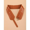 thumbnail image 3 of Zhengup Women's Leather Wide Belts Buckle Waist Belt Waistbands, 3 of 4
