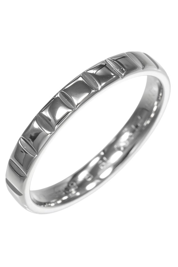 Pre-Owned Chanel Ring, Chocolate, Size 23, Platinum 950, Approx. 7g