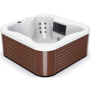 Luxuria Spas Augusta 4-Person 28-Jet Plug and Play Hot Tub with Ozonator