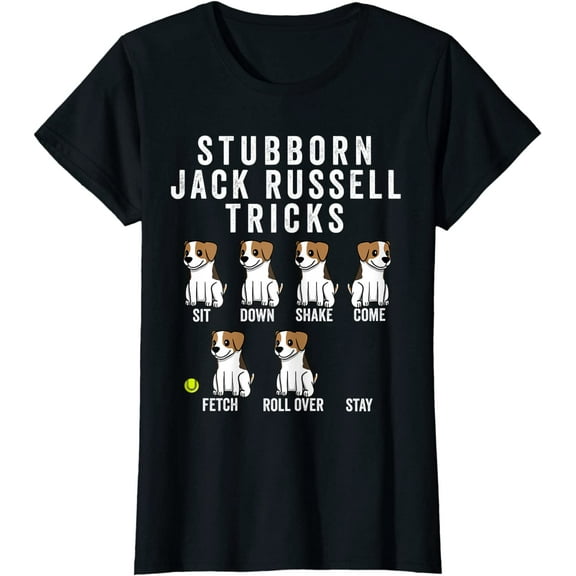 Stubborn Jack Russell Terrier Tricks Shirt Dog Gift T-Shirt