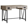 thumbnail image 3 of Monarch Specialties Computer Desk, Home Office, Laptop, Storage Drawers, 48"l, Work, Metal, Laminate, Beige, Black, Transitional, 3 of 3