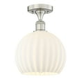 thumbnail image 7 of Innovations Lighting - White Venetian - 1 Light Semi-Flush Mount In Modern, 7 of 7