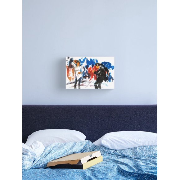 Aaroca Watercolor inspired in Pulp Fiction dance Canvas Print Canvas Posters