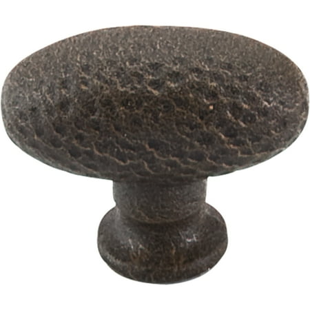 Top Knobs M72 Warwick 1-1/4" Oval Cabinet Knob From The Chateau Collection - Rust