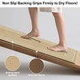 thumbnail image 6 of Soulgenix Kitchen Mats Set, 2 Pcs Kitchen Rug 17.3"×29"+17.3"×59", PVC Water Resistant Non-Slip Mats and Rugs for Comfort Standing, 0.4" Thick Anti-Fatigue Rugs for Kitchen Floor/Sink/Laundry Room, 6 of 8