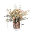thumbnail image 3 of YOHAVEN Mini Pre-Lit Artificial Christmas Tree 14.56" Tabletop Holiday Decor with Lights Berries Pinecone Fawn Home Office Xmas Centerpiece, 3 of 6