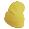 thumbnail image 2 of Detroit Skyline Embroidered 12 Inch Long Knitted Beanie - Yellow OSFM, 2 of 5