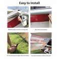 thumbnail image 7 of 4th of July RV Awning Sun Shade Screen 9'X7' Retro American Flag Mesh Sunscreen Harvest Pumpkin Stars Stripe Awning Shade Screen with Zipper UV Blocker Completed Kits for RV Motorhome Camper, 7 of 7