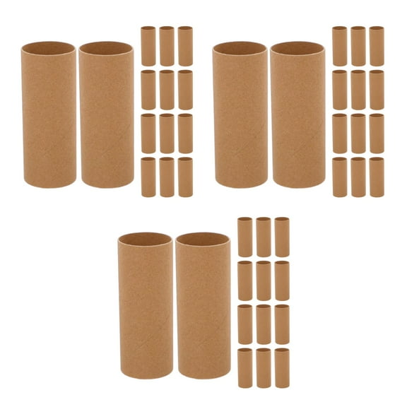 Worgeous 60 Pcs  Paper Rolls for Crafts Convenient Cardboard Tubes DIY Crafts Making Tubes Empty Toilet Paper Rolls for Crafts Making Paper Cardboard Tubes for DIY