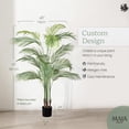 thumbnail image 2 of Maia Shop 6ft Artificial Palm Tree, Fake Plants for Home Decor, 2 of 9