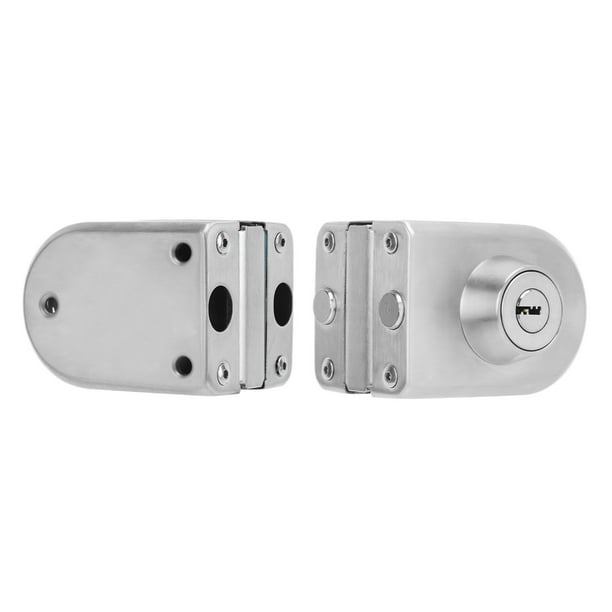 Cerradura de seguridad Jadeshay acero inoxidable corrediza doble Puerta vidrio oscilante