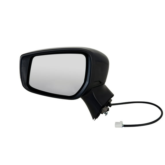 68632N - Fit System Driver Side Mirror for 15-18 Nissan Versa Note Hatchback S, S Plus, SL, SV Model, textured black w/ PTM cover, foldaway, w/o CCD camera, Power