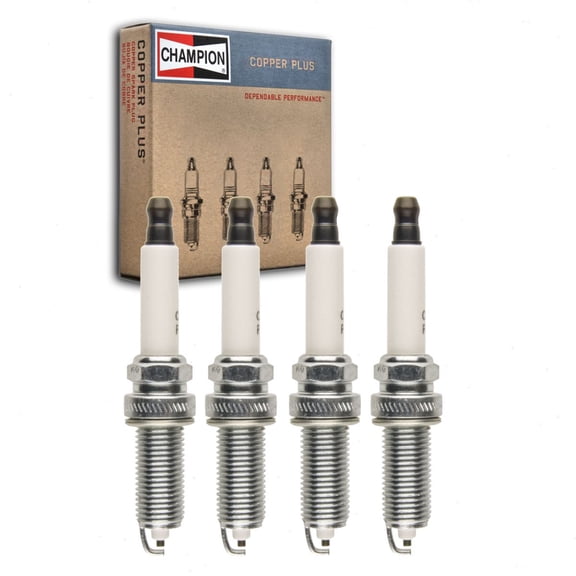 4 pc Champion Copper Plus Spark Plugs compatible with Nissan Murano 2.5L L4 2016