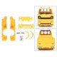 thumbnail image 4 of Kits Rodeados Zulema Accesorio De Actualización Amarillo Cerco De Carrocería De Coche RC 1/10, 4 of 8