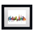 thumbnail image 2 of Trademark Fine Art 'Coventry England Skyline' Canvas Art by Michael Tompsett, White Matte, Black Frame, 2 of 5