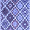 thumbnail image 1 of Ahgly Company Machine Washable Indoor Square Southwestern Blue Country Area Rugs, 6' Square, 1 of 4