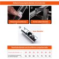 thumbnail image 3 of Toystoory 24mm/25mm ABS galvanoplastia estante de ducha soporte de rociador de Clip de columna soporte de varilla de elevación de plástico para baños Juegos de accesorios de baño No.1 Toystoory HA024371-01, 3 of 6