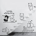 thumbnail image 4 of Coofit Sticker Mural Décoratif Mignon Chat Autocollant de Fenêtre Autocollant de Porte Autocollant, 4 of 10
