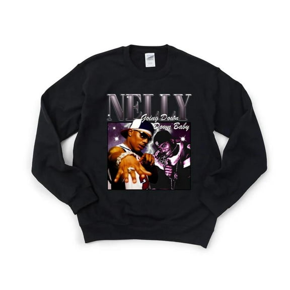 Nelly Rap World Tour Vintage Hip Hop Music Artist Concert Dilemma Hot Fan Sweatshirt, for men & women, up to size 5XL