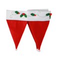 thumbnail image 3 of Cortinas navideñas PENGJTMXG Cenefas para ventanas con gorro de Papá Noel Color rojo Tamaño 90 x 42 x 0,1 cm, 3 of 4