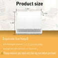 thumbnail image 3 of CHWM Rectangular Chair Leg Floor Protectors, Silicone Furniture Caps,Chair Leg Covers,with Felt Pads,1" x 1 3/4"(Fit 1.84" - 2.36"),Clear.16Pack., 3 of 7