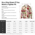 thumbnail image 5 of Pofeuu Tulips Flowers Print Sun Protection Outdoor Lightweight Full Zip UV Cooling Hoodie Long Sleeve Summer Clothing for Outdoor Hiking-Small, 5 of 5